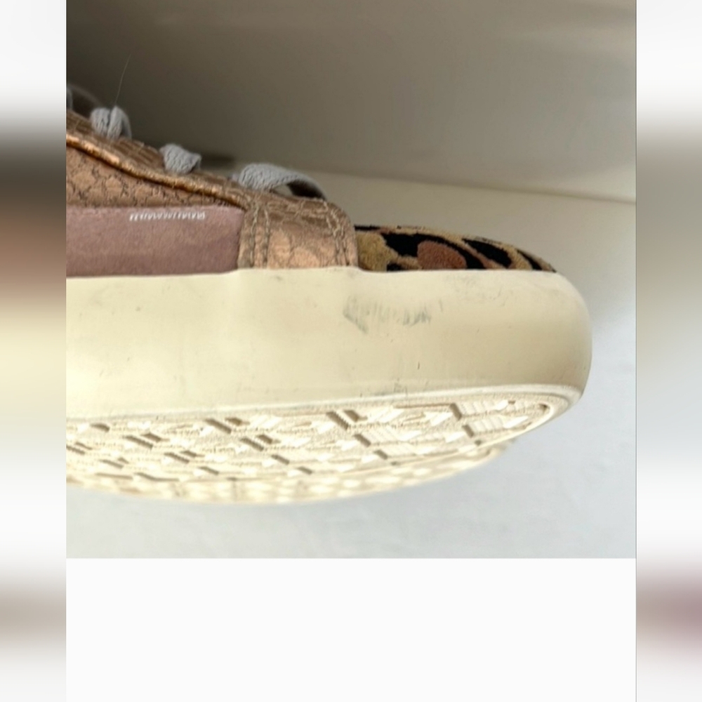 Mark Nason Skechers Steller Winnie Sneaker Leather Pink Rose Gold Women Size 6 - Picture 5 of 7